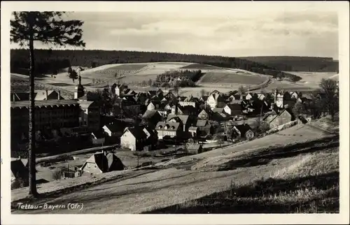 Ak Tettau in Oberfranken, Panorama