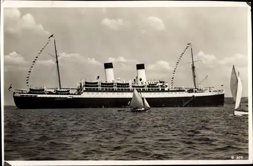 Ak Doppelschrauben Motorschiff Monte Olivia, HSDG