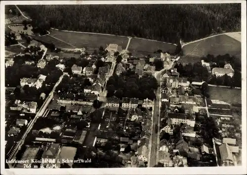 Ak Königsfeld im Schwarzwald Baden, Fliegeraufnahme