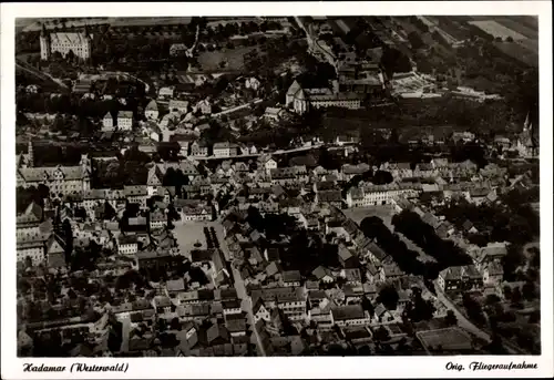 Ak Hadamar im Westerwald Hessen, Fliegeraufnahme