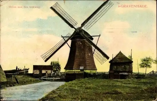 Ak 's Gravenhage Den Haag Südholland, Molen an den trekweg