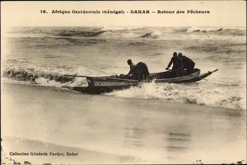 Ak Dakar Senegal, Retour des Pêcheurs