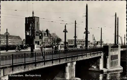 Ak Amsterdam Nordholland Niederlande, Berlage brug