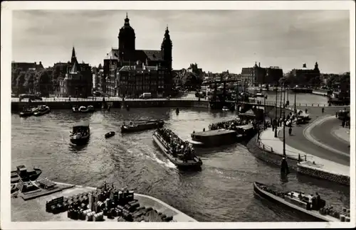 Ak Amsterdam Nordholland Niederlande, Pr. Hendrikkade