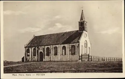 Ak Petten Nordholland, Ned. Herv. Kerk