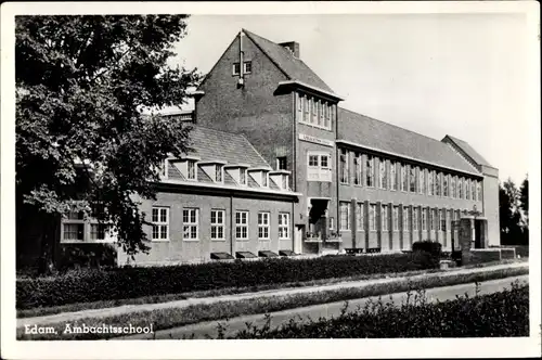 Ak Edam Volendam Nordholland Niederlande, Ambachtsschool