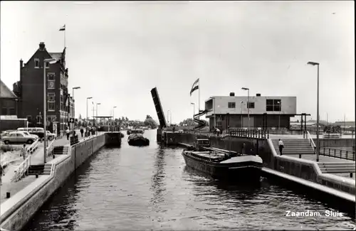 Ak Zaandam Zaanstad Nordholland, Sluis