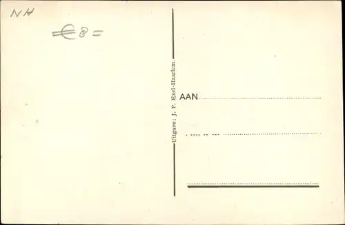 Ak Haarlem Nordholland Niederlande, Houtbrug