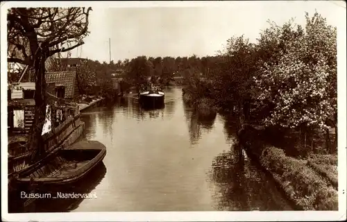 Ak Bussum Nordholland Niederlande, Naardervaart