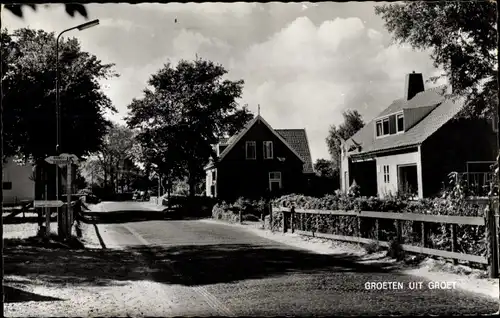 Ak Groet Nordholland, Straßenpartie