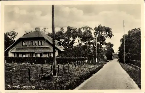 Ak Schoorl Nordholland Niederlande, Laanweg