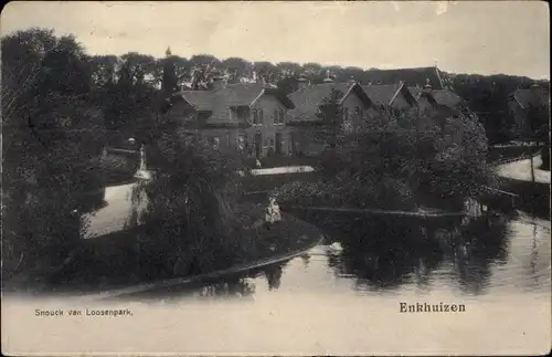 Ak Enkhuizen Nordholland Niederlande, Snouck van Loosenpark