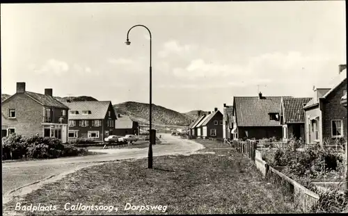 Ak Callantsoog Schagen Nordholland Niederlande, Dorpsweg