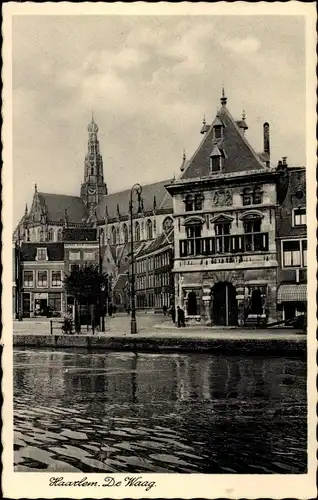 Ak Haarlem Nordholland Niederlande, De Waag