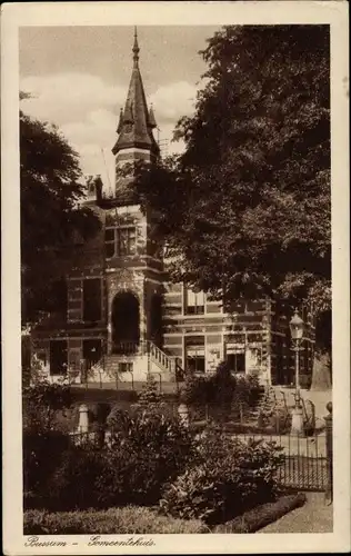 Ak Bussum Nordholland Niederlande, Gemeentehuis