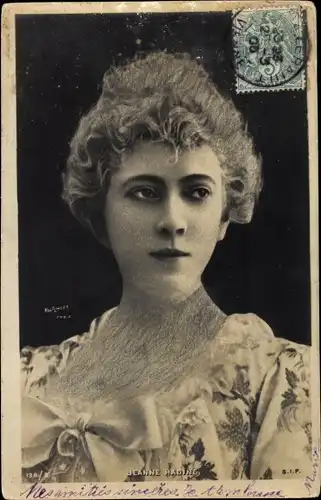Ak Schauspielerin Jeanne Haging, Portrait