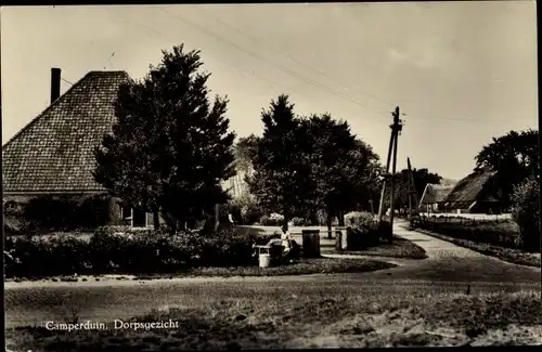 Ak Camperduin Alkmaar Nordholland Niederlande, Dorpsgezicht