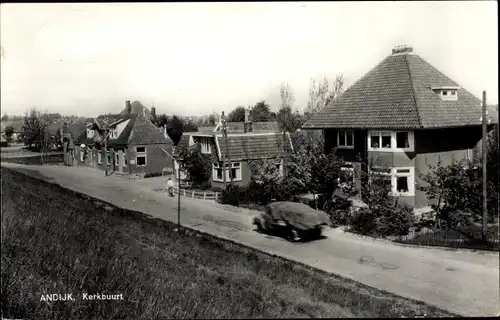 Ak Andijk Medemblik Nordholland Niederlande, Kerkbuurt