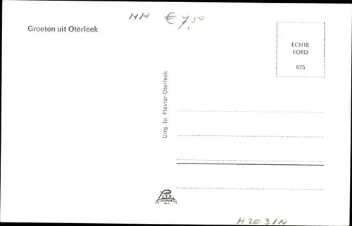 Ak Oterleek Nordholland, Kreuzung, Tankstelle