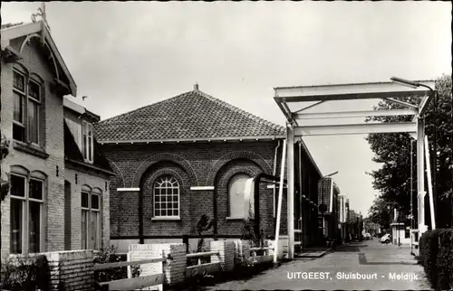 Ak Uitgeest Nordholland Niederlande, Sluisbuurt, Meldijk