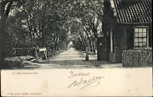 Ak Zandvoort aan Zee Nordholland Niederlande, Tot Haarlemmerstraat