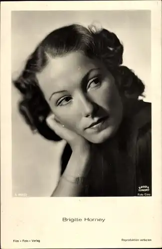 Ak Schauspielerin Brigitte Horney, Portrait, Bavaria Filmkunst