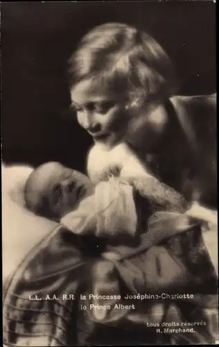 Ak S.A.R. la Princesse Josephine Charlotte de Belgique, Le Prince Albert