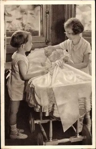 Ak Princesse Josephine Charlotte, le Prince Baudouin, Le Prince de Liége