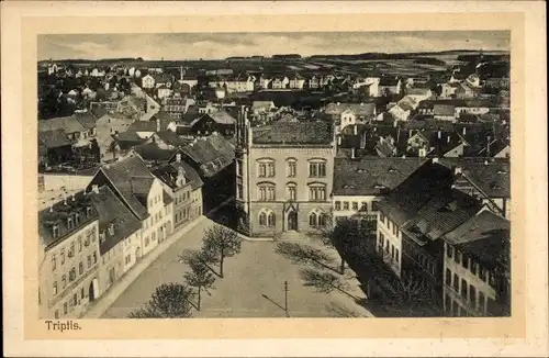 Ak Triptis in Thüringen, Markt, Rathaus