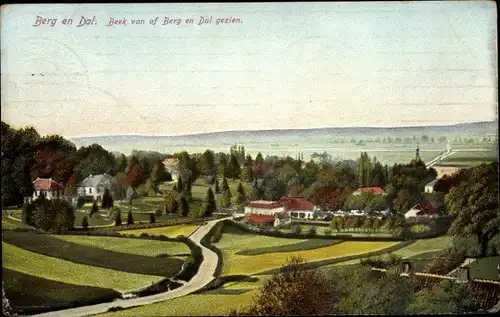 Ak Berg en Dal Gelderland Niederlande, Beek van af Berg en Dal gezien