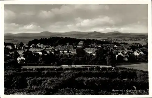 Ak Herrnhut in der Oberlausitz Sachsen, Gesamtansicht