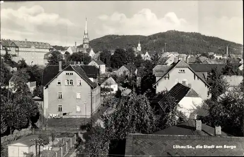 Ak Löbau in Sachsen, Teilansicht, Löbauer Berg