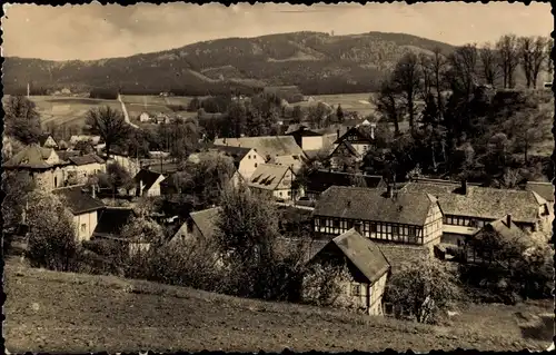 Ak Cunewalde Oberlausitz, Teilansicht mit dem Czorneboh