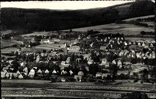 Ak Olsberg im Sauerland, Panorama vom Ort