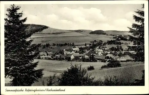 Ak Referinghausen Medebach im Sauerland, Panorama vom Ort