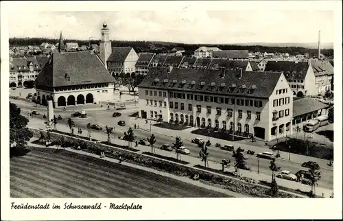Ak Freudenstadt im Schwarzwald, Marktplatz