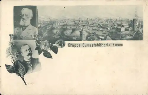 Ak Essen im Ruhrgebiet, Krupps Gussstahlfabrik