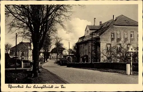 Ak Schmorkau Neukirch in Sachsen, Straßenpartie