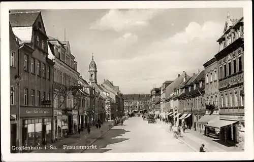 Ak Großenhain Sachsen, Frauenmarkt