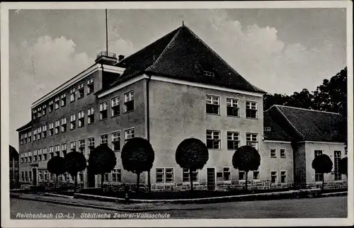 Ak Reichenbach in der Oberlausitz, Städtische Zentral Volksschule