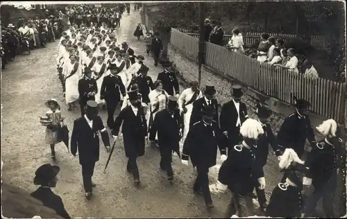 Foto Ak Seifhennersdorf in der Oberlausitz Sachsen, Festumzug