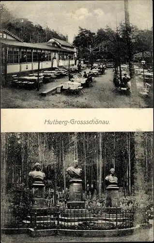 Ak Großschönau in der Oberlausitz Sachsen, Hutberg, Denkmäler