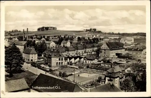 Ak Seifhennersdorf in der Oberlausitz Sachsen, Blick über den Ort