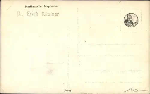 Ak Mayrhofen im Zillertal Tirol, Musikkapelle in Tracht, Gruppenbild