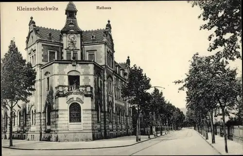 Ak Dresden Kleinzschachwitz, Rathaus