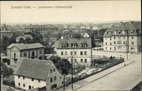 Ak Dresden Cotta, Leutewitzer Straße Ecke Hebbelstraße