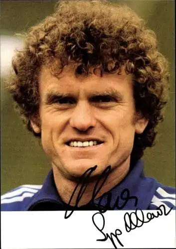 Sammelbild Fußballspieler Sepp Maier, Autogramm, Deutsche Nationalmannschaft