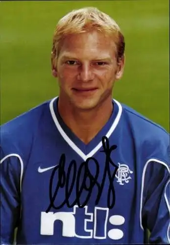 Sammelbild Fußballspieler Jorg Albertz, Autogramm, FC Rangers