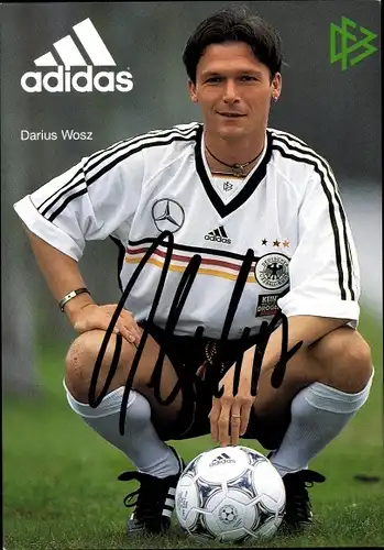 Ak Fußballspieler Darius Wosz, Autogramm, Deutsche Nationalmannschaft, VfL Bochum
