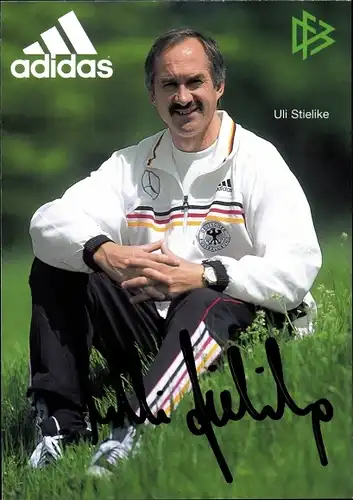 Ak Fußballspieler und Trainer Uli Stielike, Autogramm, Deutsche Nationalmannschaft